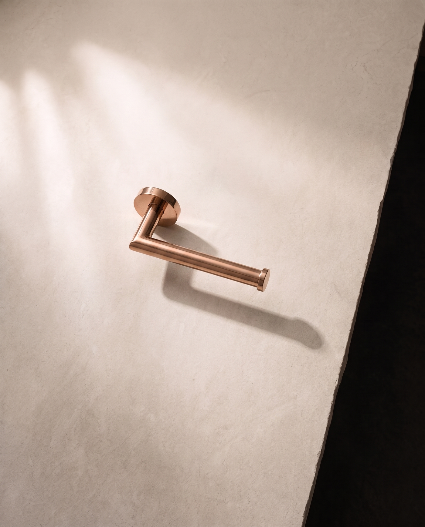 Rosata Rose-Gold Solid Brass Bathroom Family