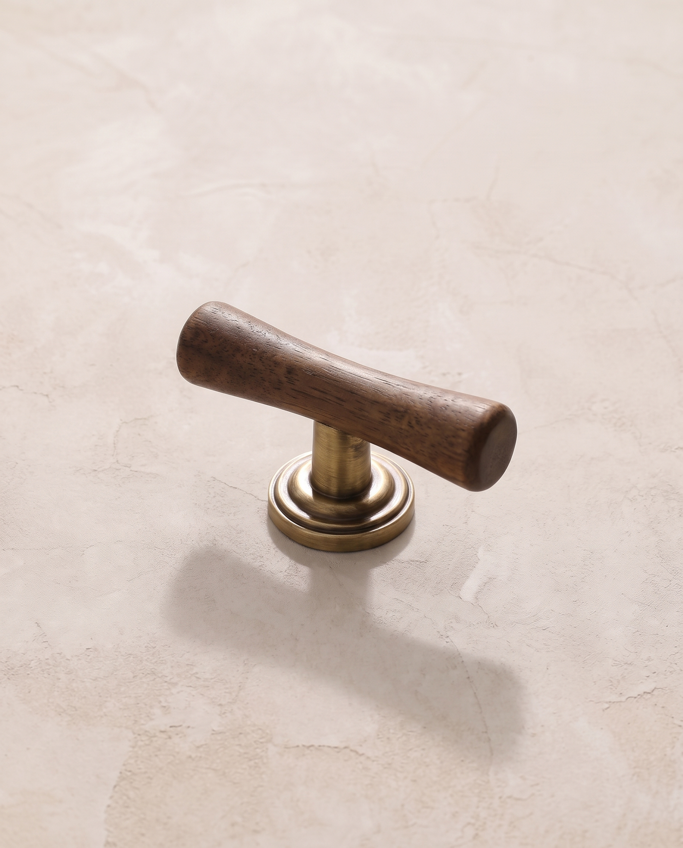 Tesa Walnut and Antique Brass Cabinet Family