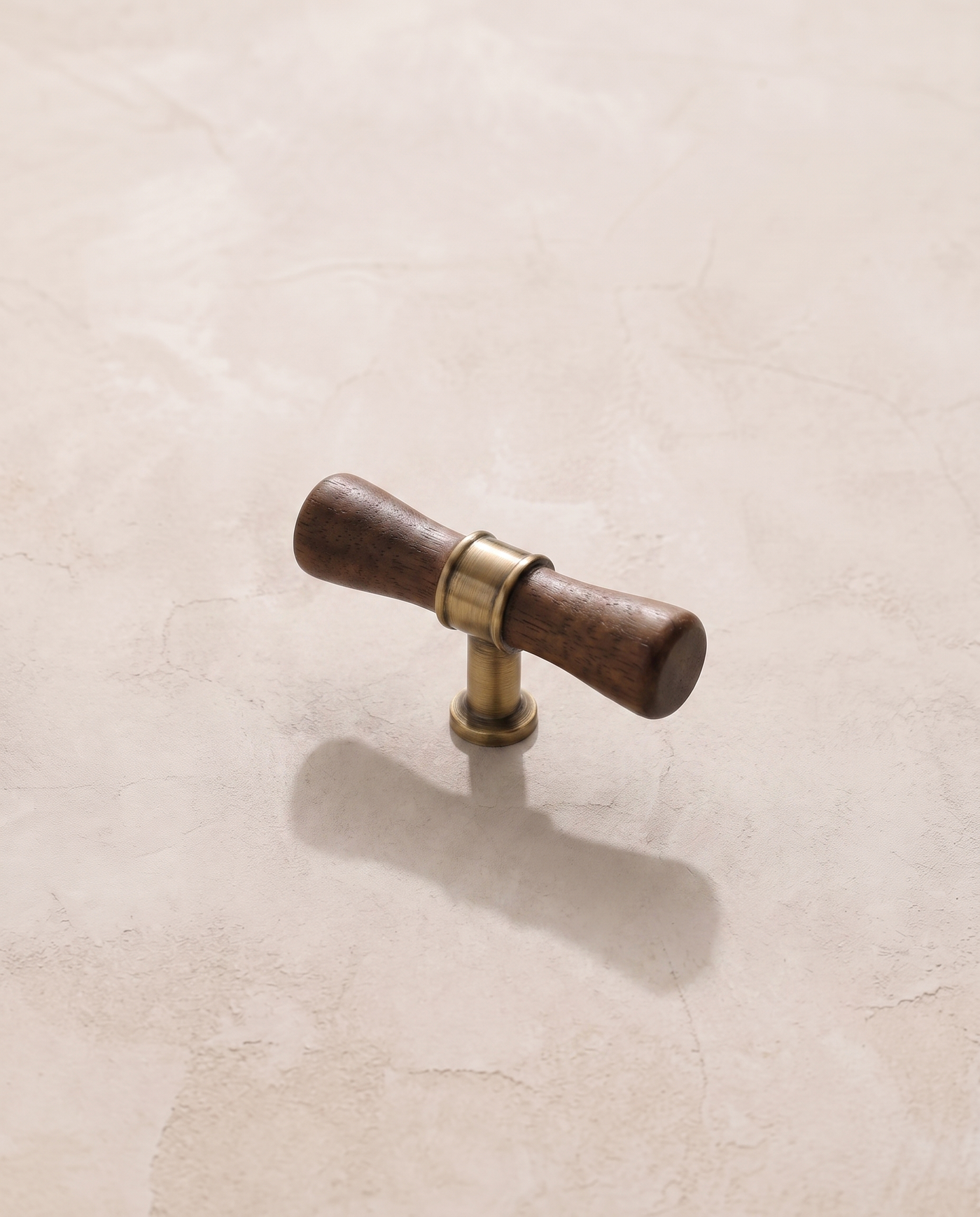 Tesa Walnut and Antique Brass Cabinet Family