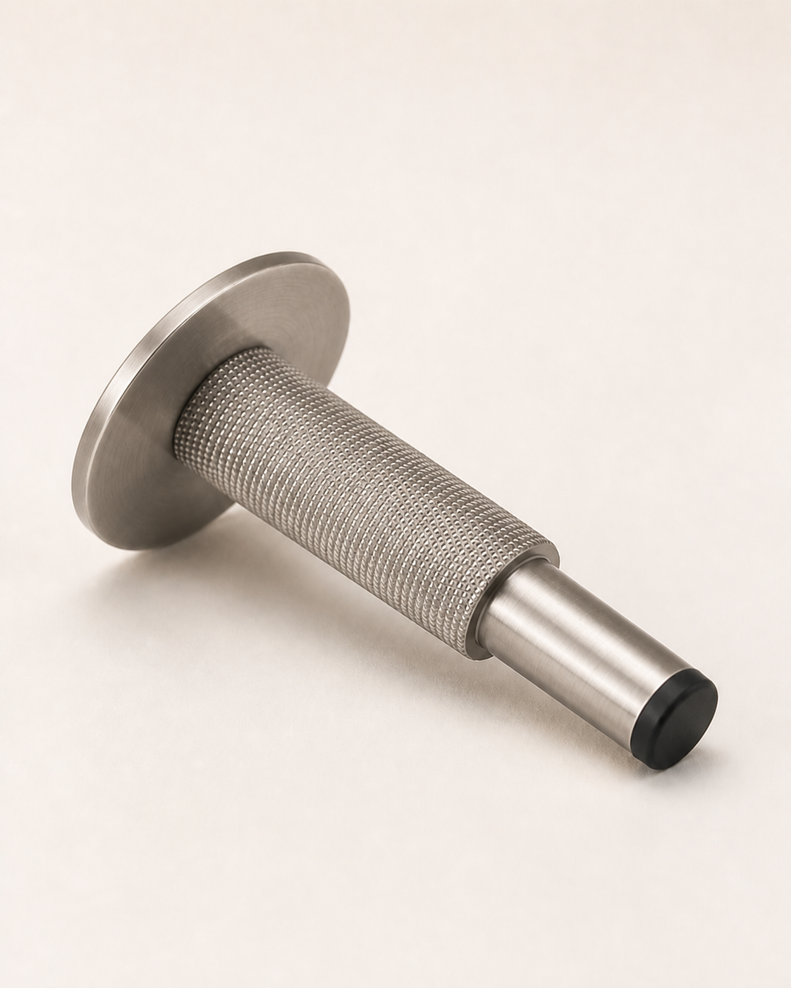 Ritmo Knurled Brass Door Stop