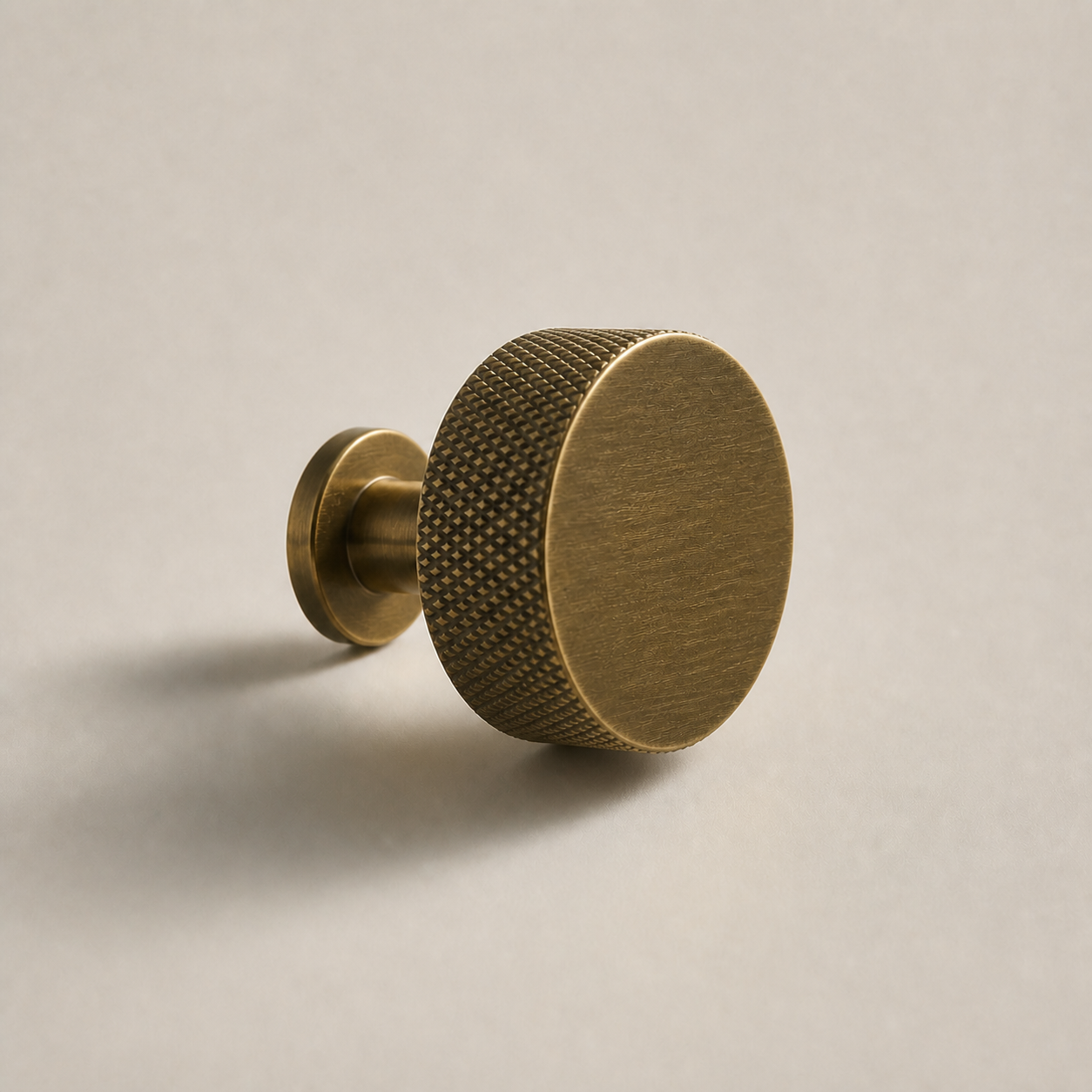 Erona Knurled Disc Cabinet Knob