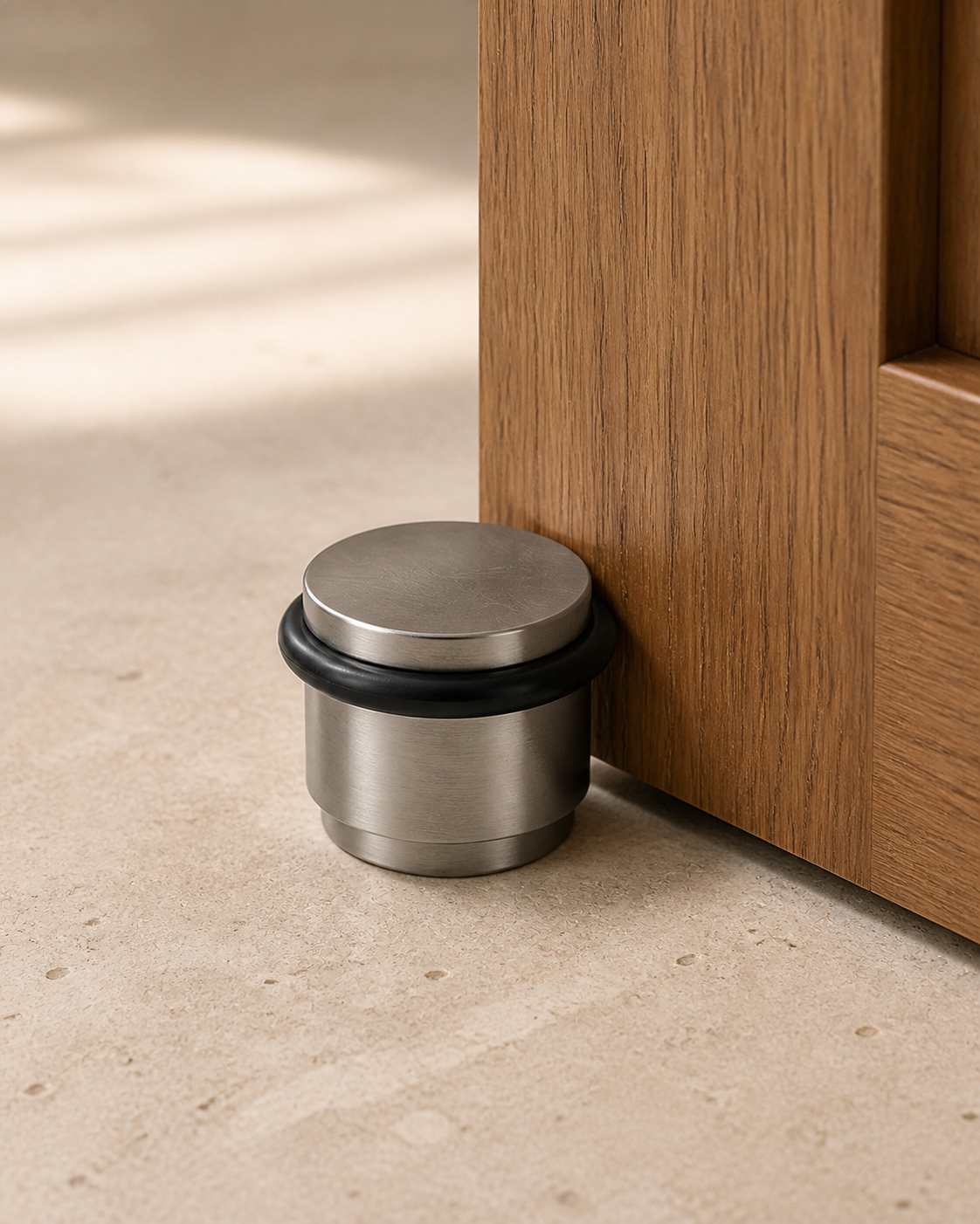 Lumo Low-Profile Brass Door Stop