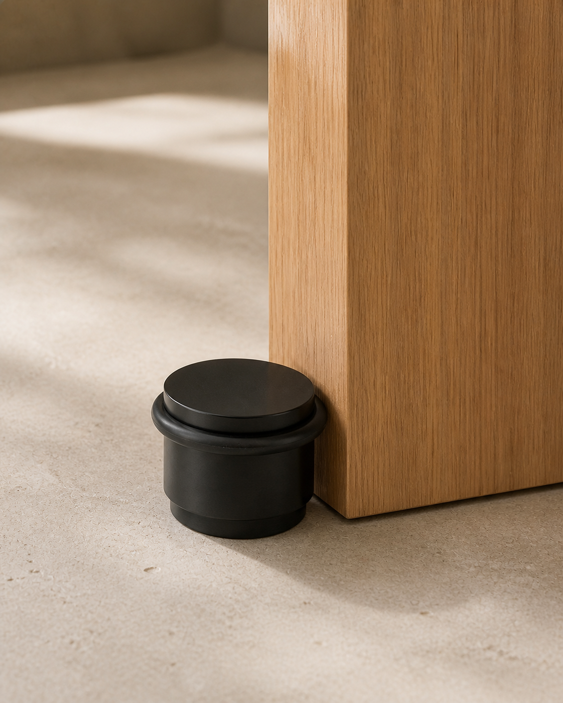 Lumo Low-Profile Brass Door Stop