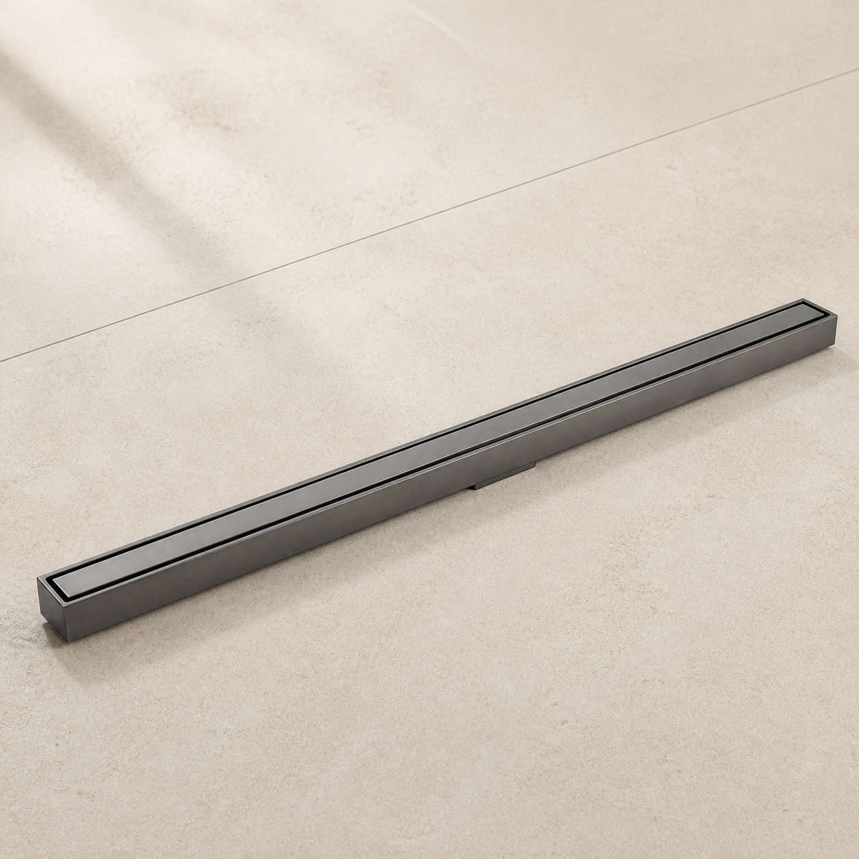 Ombra 600 mm Solid Brass Linear Shower Drain