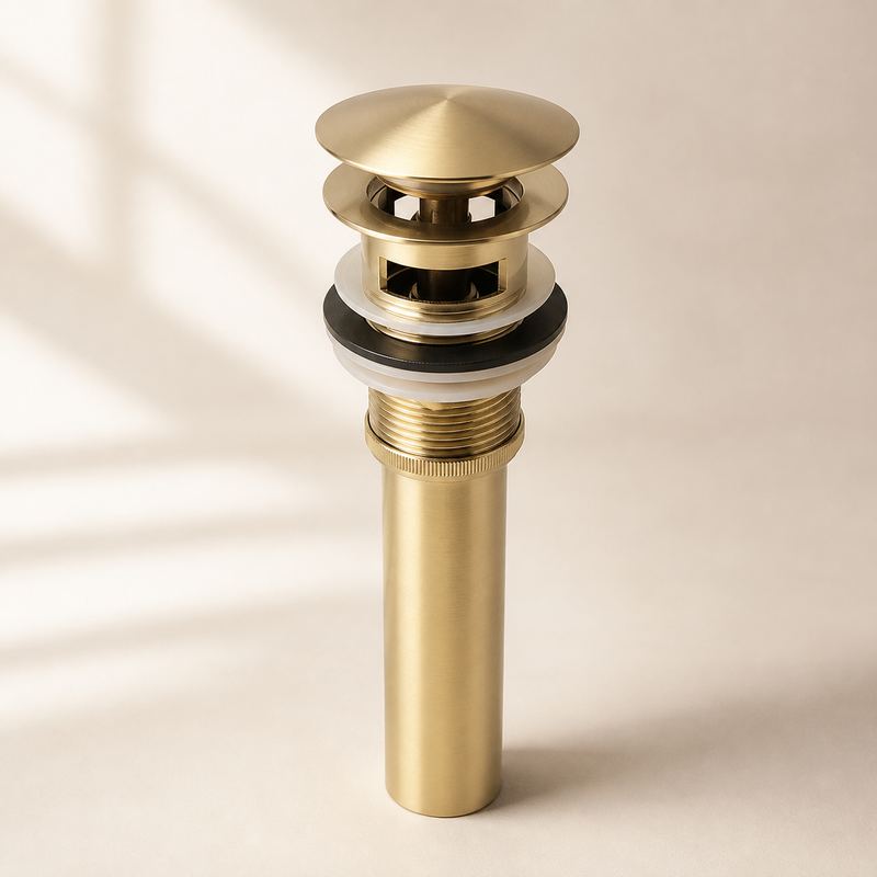 Vero Brushed Gold Pop-Up Basin Waste